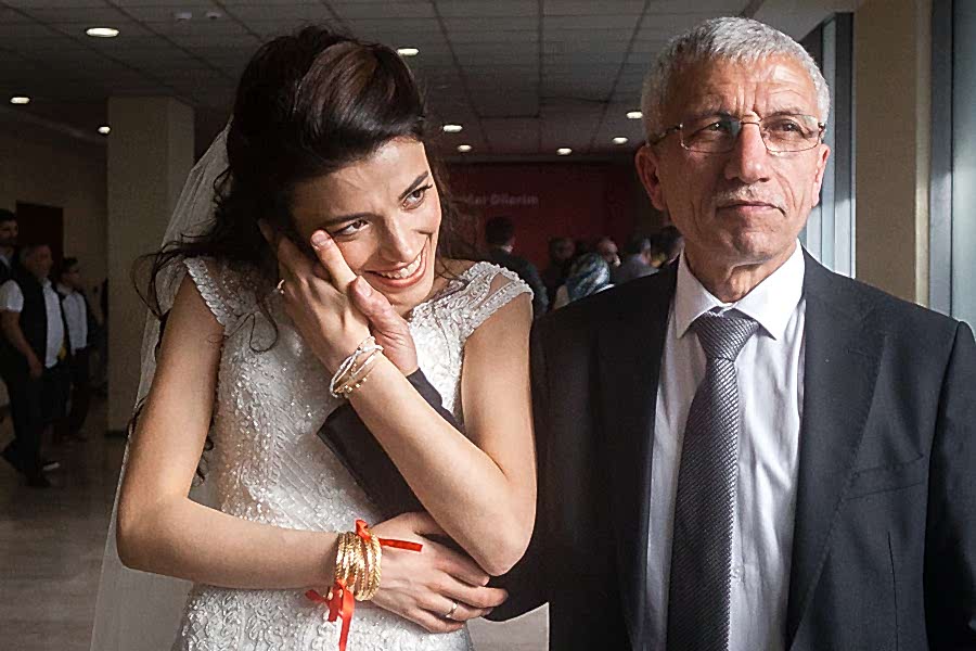 gelin ve babası 